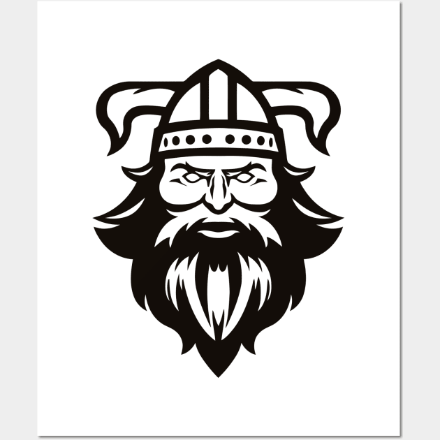 Viking Warrior Wall Art by Ramateeshop